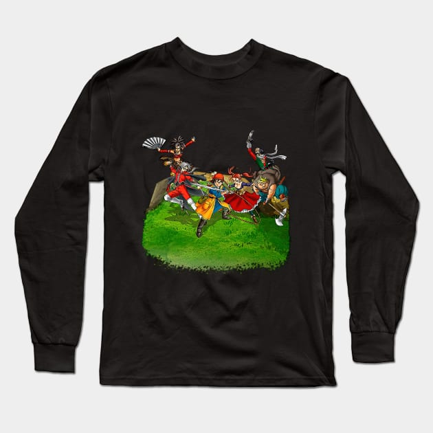 Dragon quest VIII Long Sleeve T-Shirt by michelo13